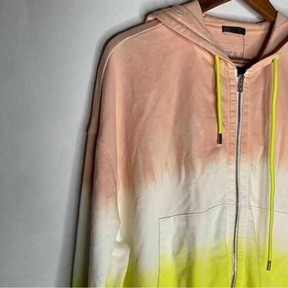 NWT ATM Anthony Thomas Melillo Tie Dye Zip Hoodie Medium/Large - Picture 5 of 11